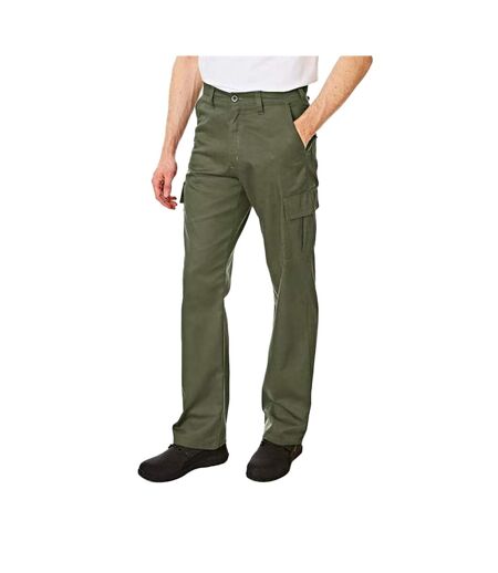 Pantalon À Poches Homme Vert Kaki Lee Cooper