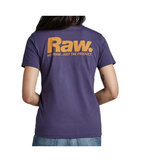 T-shirt Violet Femme G-Star Raw Nysid - M