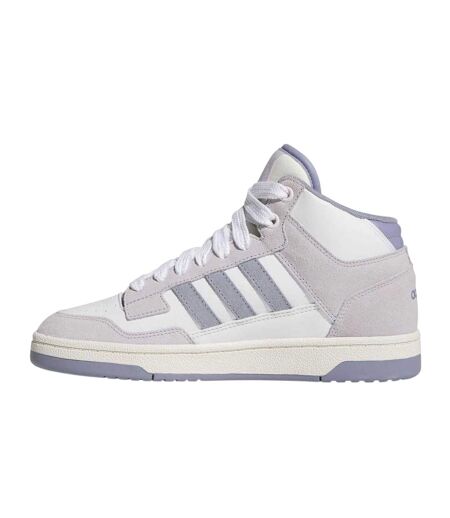 Baskets Rapid Court Femme Blanc Lilas Adidas