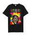 Unisex Adult Geo Crown Notorious Big T-shirt Black Multicoloured Amplified-1