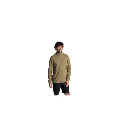 Mens Compresslite Half Zip Fleece Top Cardamom Craghoppers