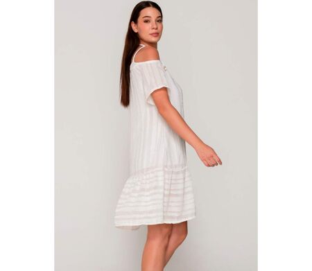Robe estivale midi épaules tombantes PRAISE Luna Splendida