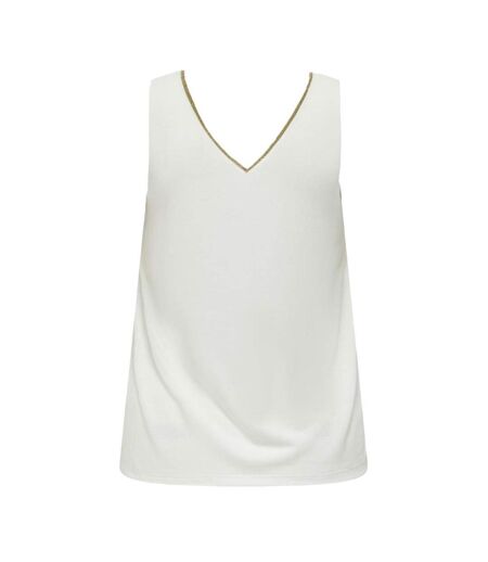 Débardeur blanc femme jdy lurex