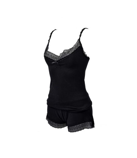 Pyjama Court Femme TWINDAY en Coton