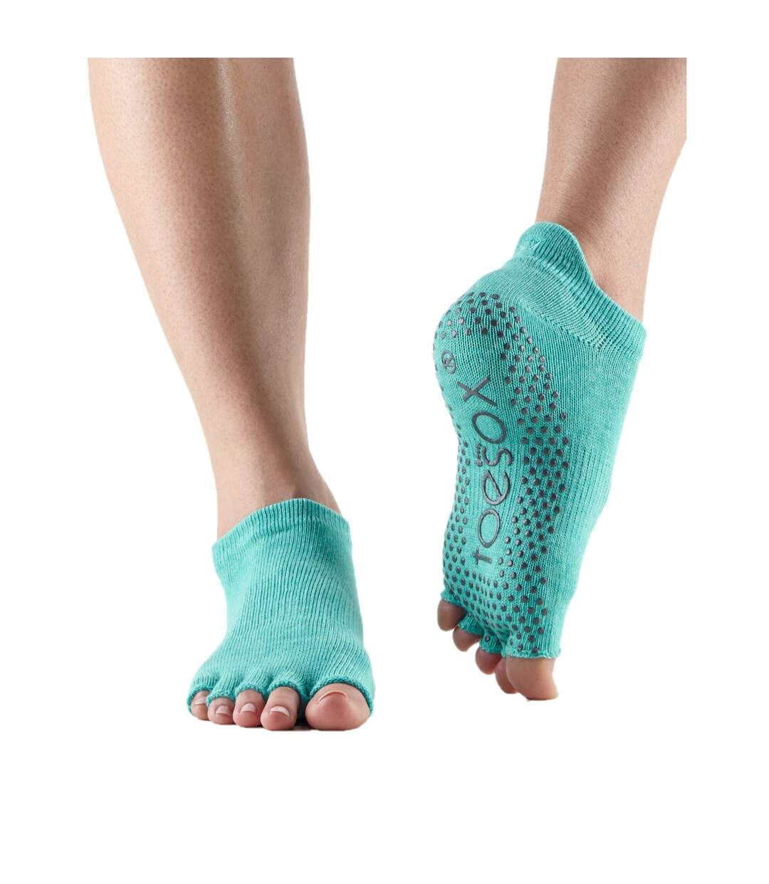 Toesox - Chaussettes à demi-orteils - Femme (Noir) - UTMQ602-1