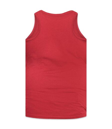 Duke Mens Fabio-2 Kingsize Muscle Vest (Red) - UTDC172