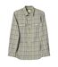 Mens Thornley Checked Long-sleeved Shirt Green Pretty Green-2