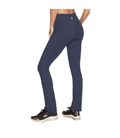 Womens/ladies Go Walk Jogging Bottoms Navy Skechers