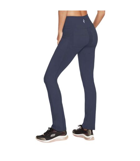 Womens/ladies Go Walk Jogging Bottoms Navy Skechers