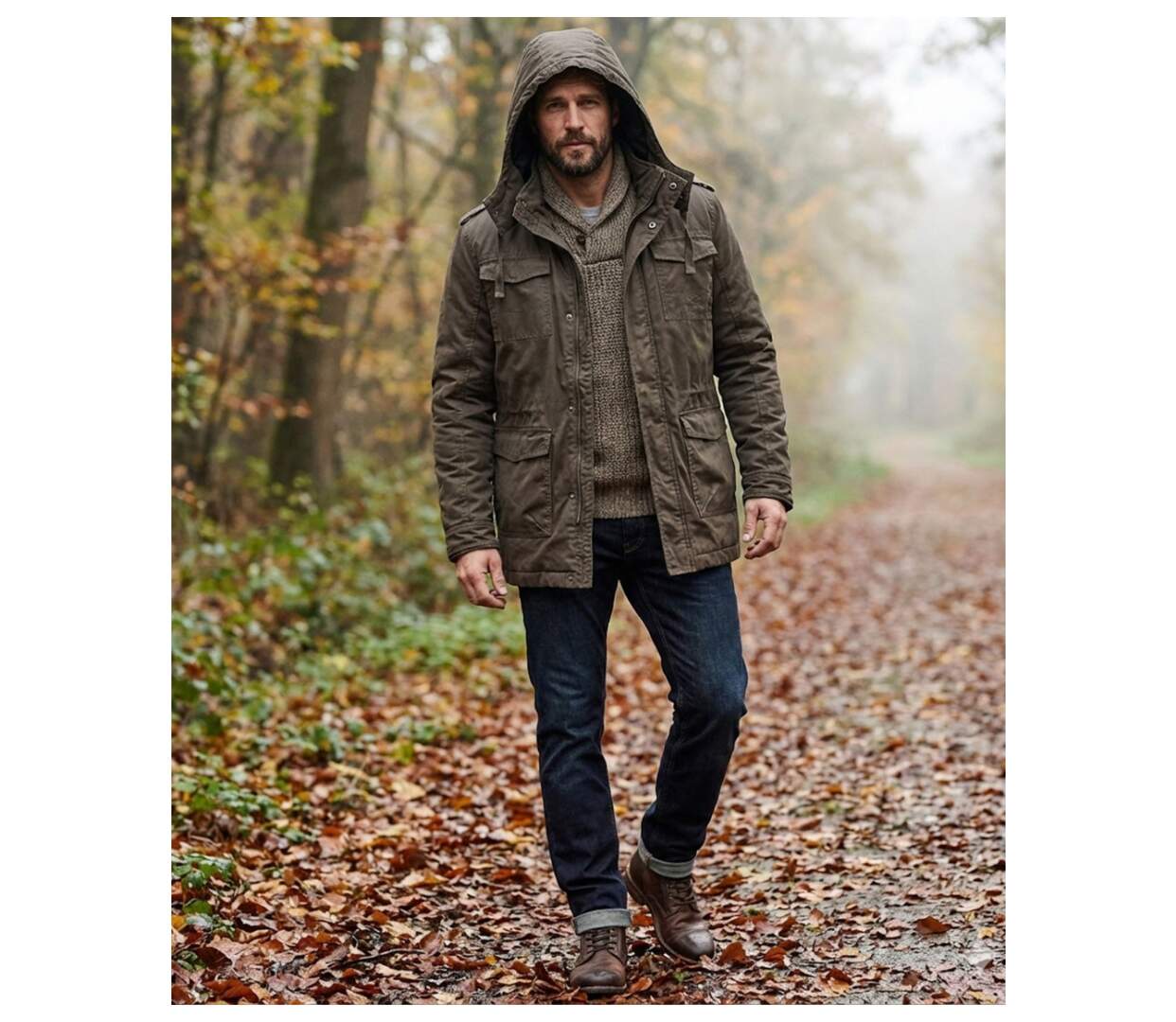Parka en coton enduit NELSON1T-4