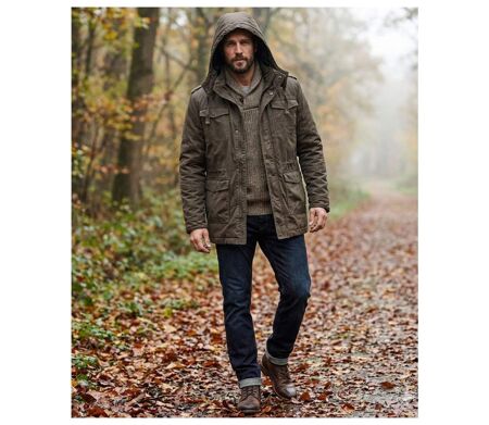 Parka en coton enduit NELSON1T