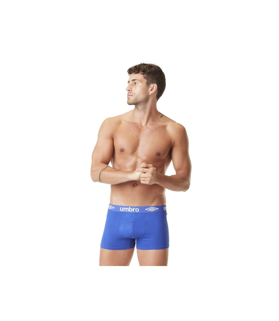 Lot de 5 Boxers coton homme uni Umbro