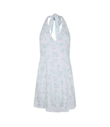 Robe Courte Motif/style Floral Femme Blanc Bleu Jack Wills