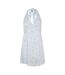 Robe Courte Motif/style Floral Femme Blanc Bleu Jack Wills-2
