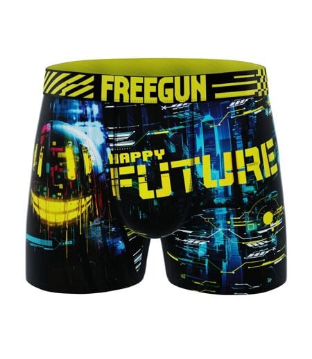Lot de 4 boxers homme Glitchy Pop  Freegun