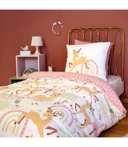 Parure de lit microfibre imprimé BAMBINA