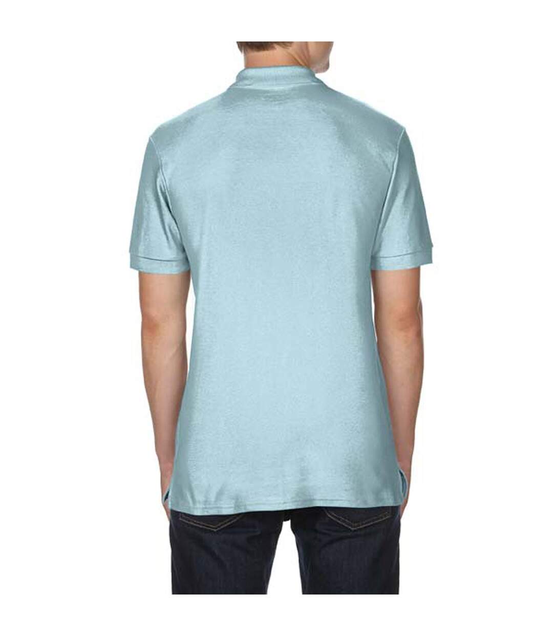 Polo de sport homme bleu clair Gildan-2