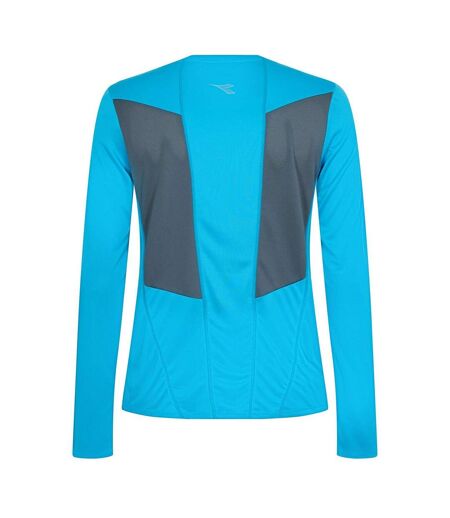 T-shirt Manches Longues Homme Bleu Diadora