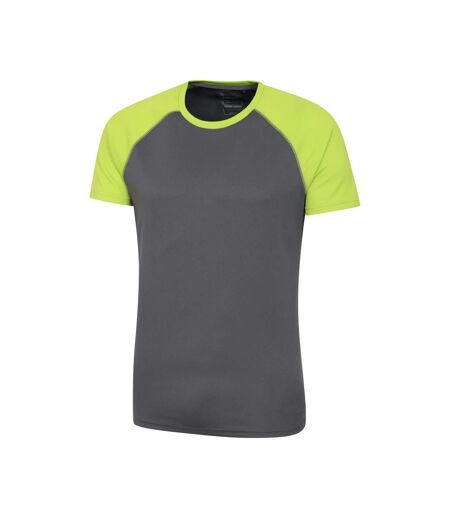 Mens Endurance Isocool T-shirt Lime Punch Mountain Warehouse