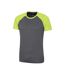 Mens Endurance Isocool T-shirt Lime Punch Mountain Warehouse-2