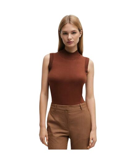 Haut sans manches fomila femme marron Boss