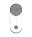 Horloge en métal Pendulum Charm Gris