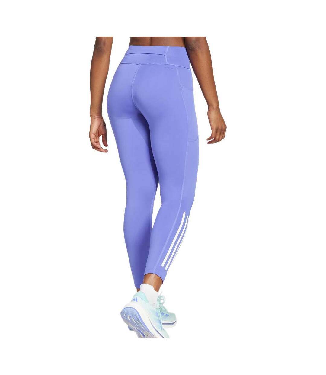 Legging violet femme adidas dailyrun 3s 7/8-2