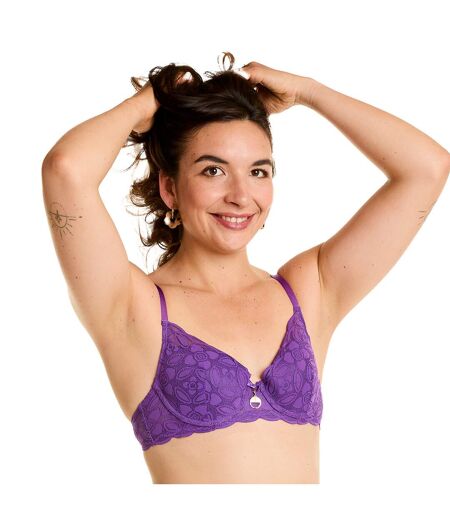 Soutien-gorge ampliforme violet Edito