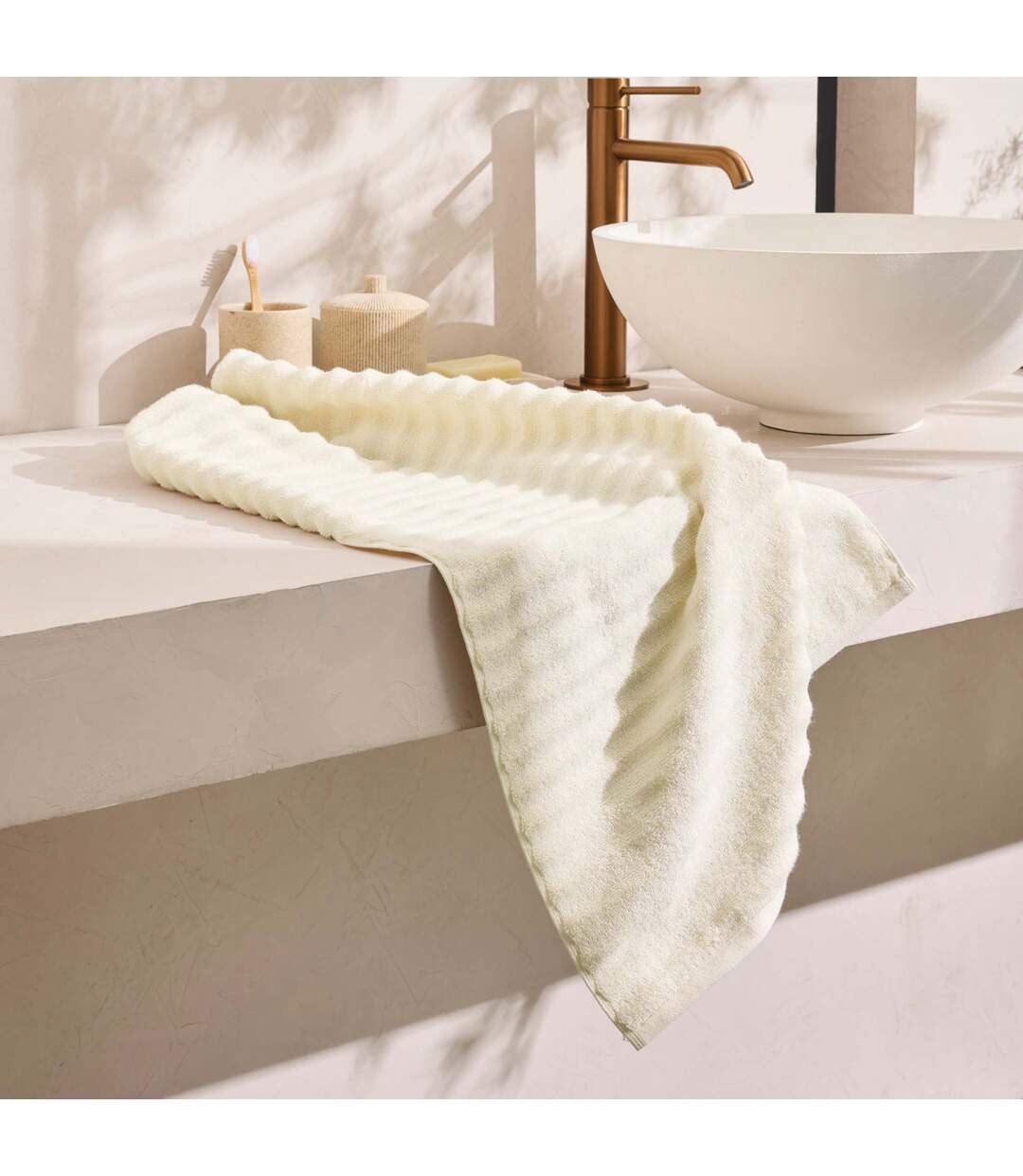 Serviette de Toilette Maya 50x90cm Ivoire-4