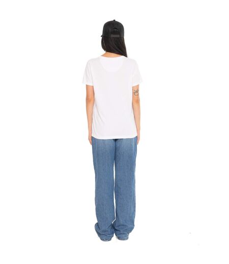 T-shirt femme col rond avec imprimé logo devant Retro Vondutch