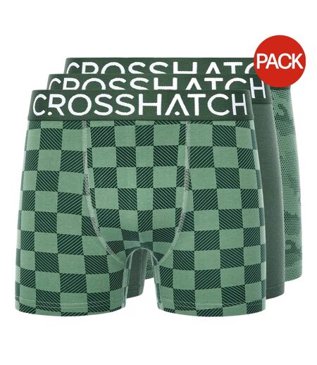 Boxers bresler homme vert Crosshatch