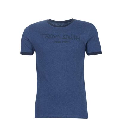 T-shirt bleu homme Teddy Smith ticlass 3