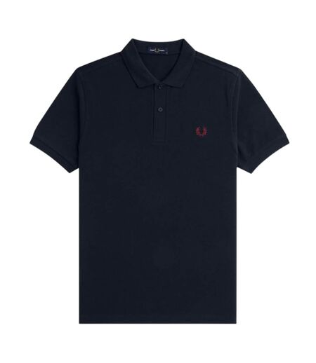 Polo Motif/style Logo Homme Bleu Marine Fred Perry