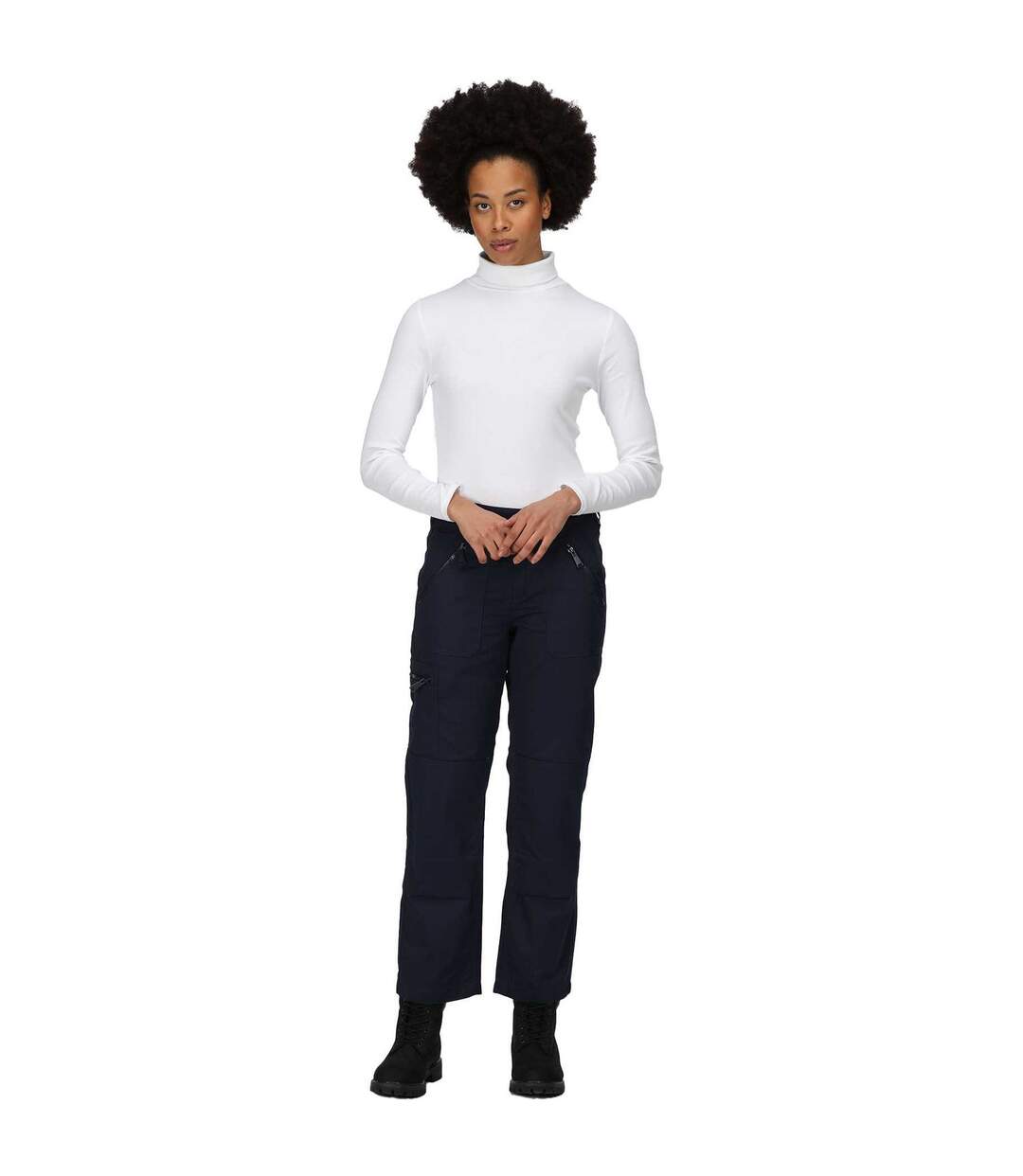 Pantalon Pro Action Femme Bleu Marine Regatta Professional-1