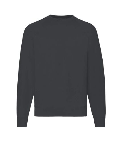 Fruit Of The Loom Mens Raglan Sleeve Belcoro® Sweatshirt (Light Graphite)