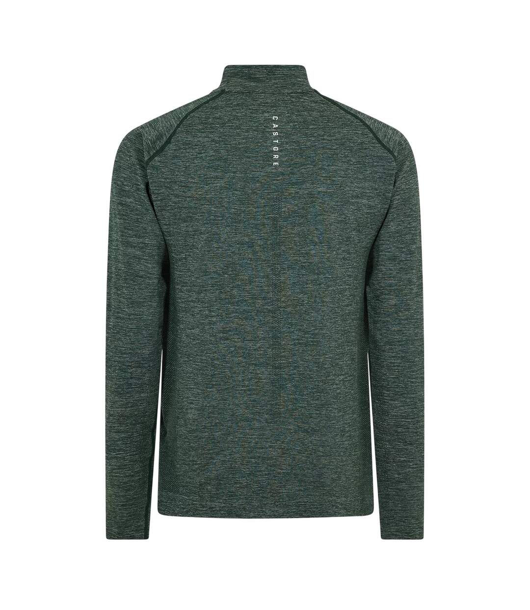 Mens Body Mapped Quarter Zip Fleece Top Pine Grey Castore-2