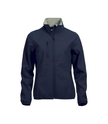 Clique Womens/Ladies Basic Soft Shell Jacket (Dark Navy) - UTUB111