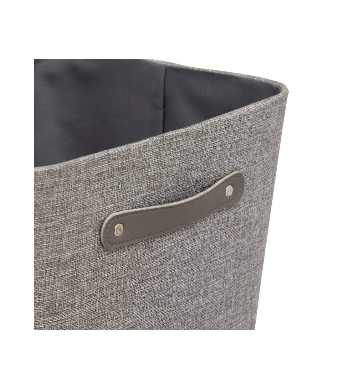 Boîte de Rangement Déco Roundy 31cm Gris-2