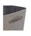 Boîte de Rangement Déco Roundy 31cm Gris-2