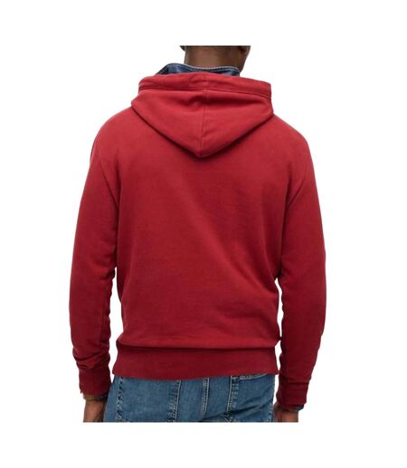 Sweat rouge homme superdry essential logo