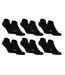 Chaussettes homme Socquettes SPORT SNEAKER-Assortiment modèles photos selon arrivages- Pack de 6 Paires Noires 9155