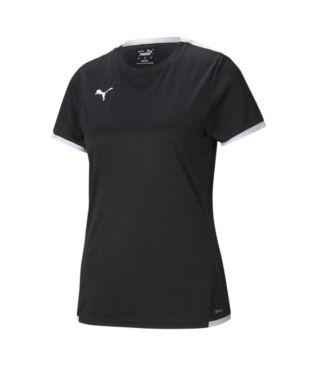 Womens/ladies Team Liga Jersey Black Puma-1