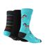 Wild Feet - 3 Paires Chaussettes Cotone Homme | Chaussettes Fantaisie Motif-1