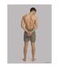 Short De Bain Motif/style Logo Homme Vert Lichen Foncé Calvin Klein-4