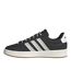 Mens Grand Court 3 Stripes Flat Trainers Core Black Adidas-3