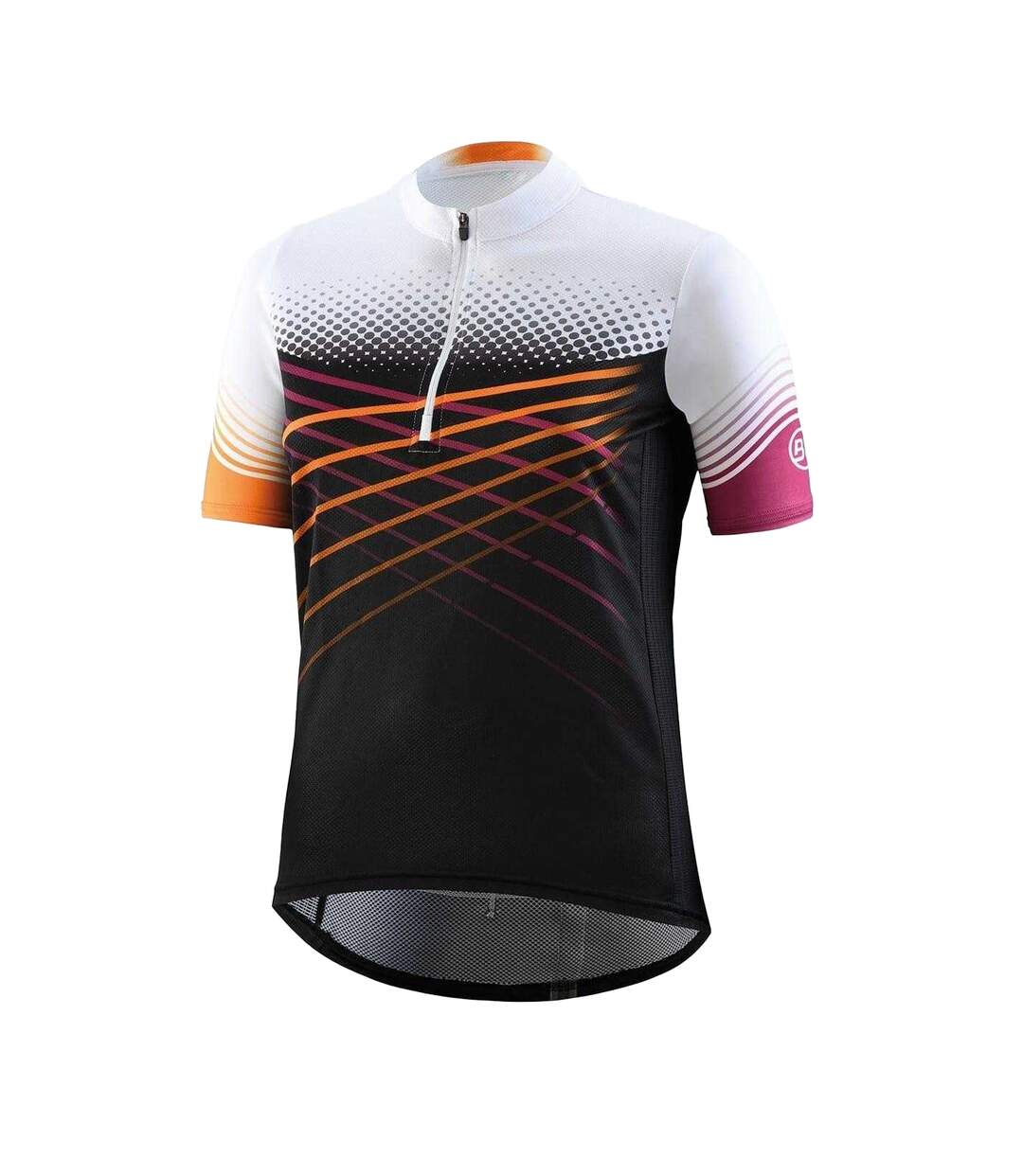 Maillot De Cyclisme Edera Mtb Femme Noir Orange Bicycle Line-1