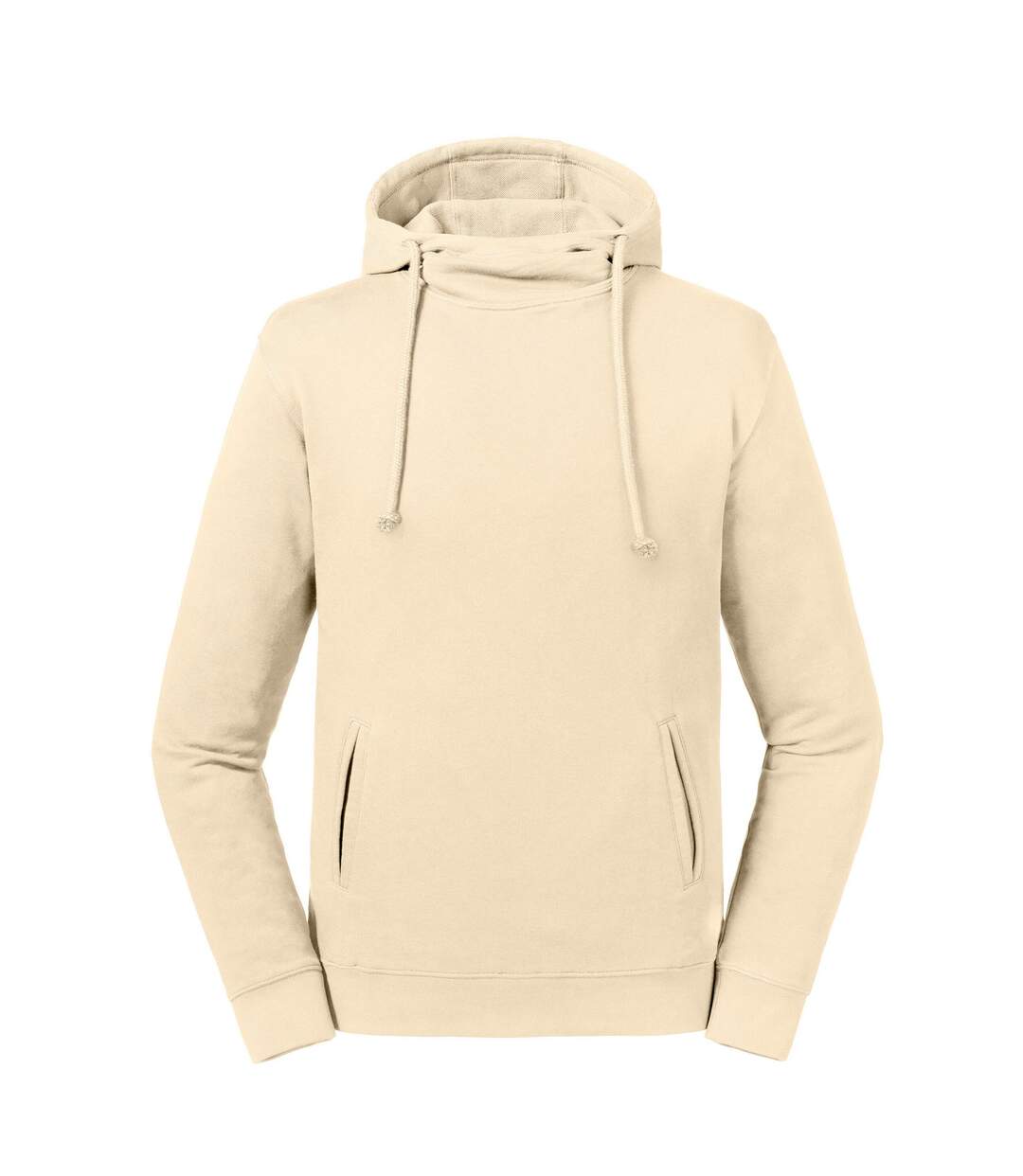 Sweat à capuche adulte beige pâle Russell-1