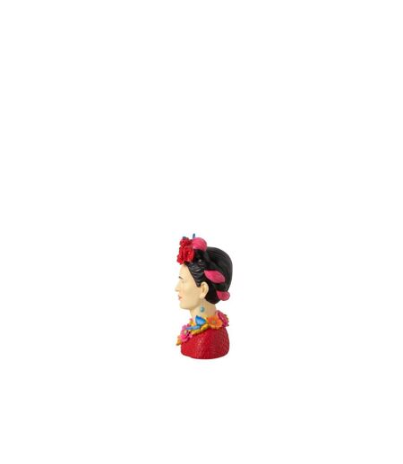 Statuette Déco Buste Frida Khalo 22cm Multicolore