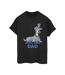 Disney Womens/Ladies Lady And The Tramp Just Like Dad Cotton Boyfriend T-Shirt (Noir) - UTBI30762-1