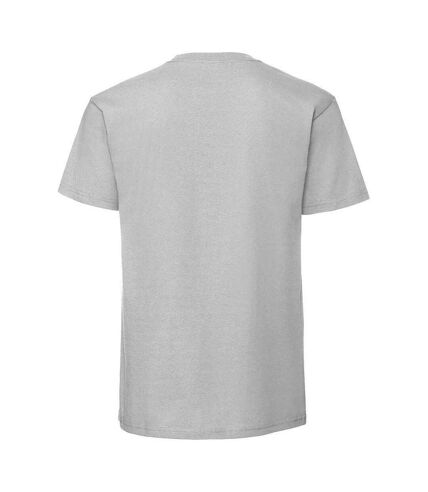 Mens ringspun premium t-shirt zinc Fruit of the Loom